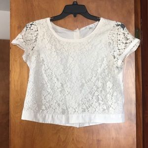 Lauren Conrad Lace Crop Top